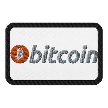 Bitcoin Embroidered patches