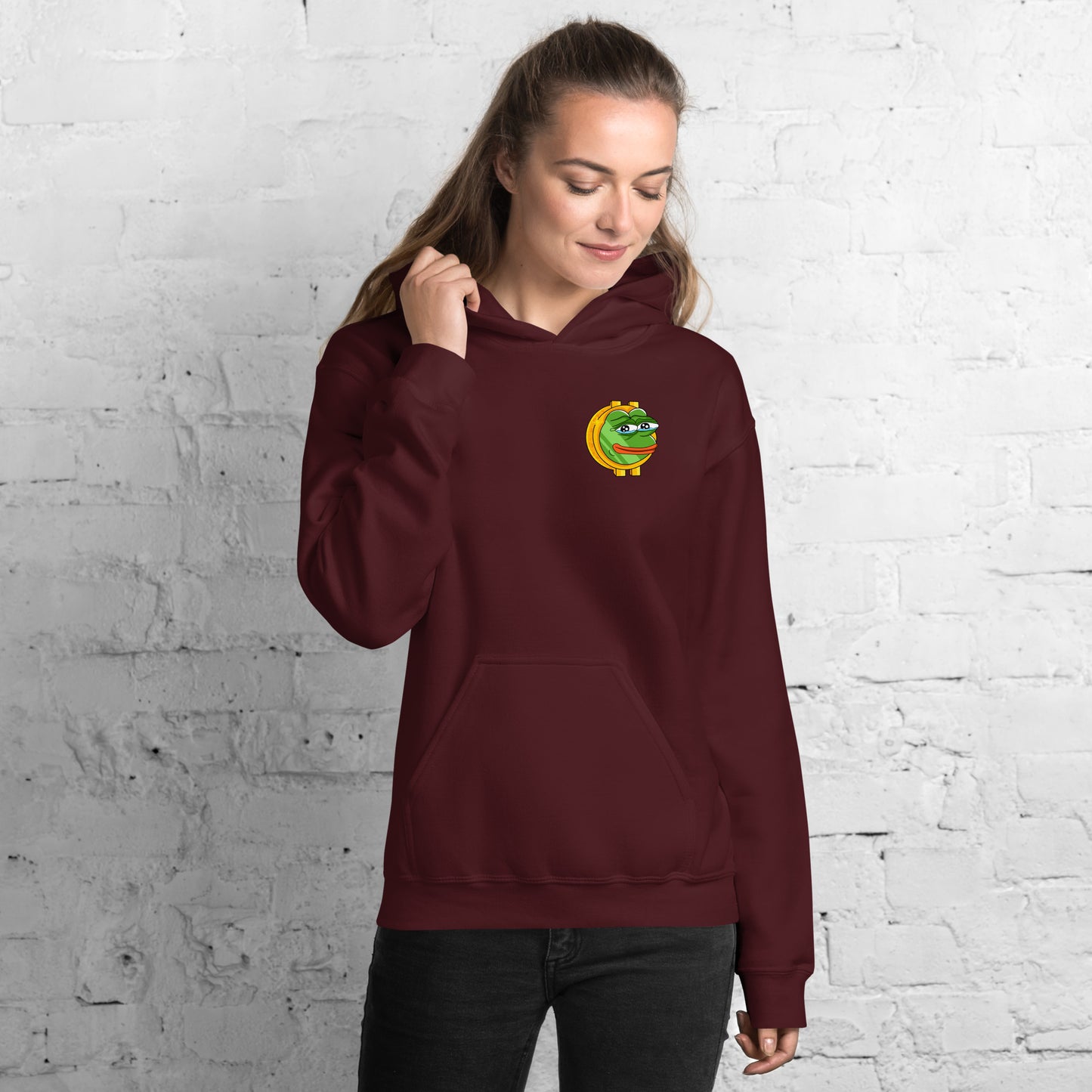 Pepe Coin Women's Hoodie